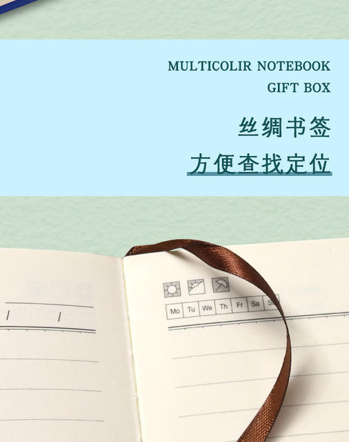 A5 Notebook Set Can Print Logo Business Notepad Gift Box Company Corporate Office Work Meeting Notebook Customization detail 11