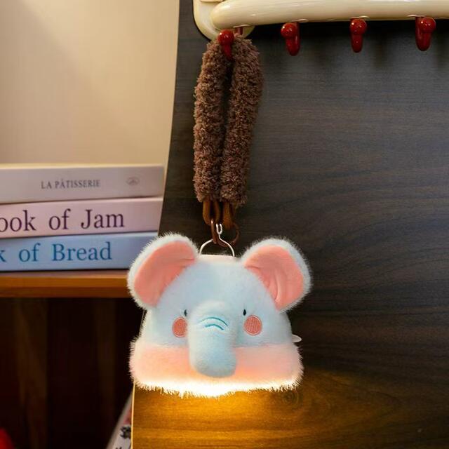 Cute Cartoon Plush Hanging Lamp Dormitory Bedside Night Light Creative Animal Doll Lamp Bag Pendant Children's Gift detail 7