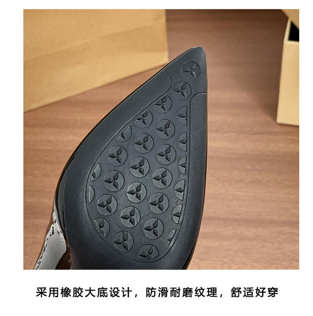 Sports-Style High-Heeled Shoes for Women That Are Comfortable to Wear for Long Periods of Time, 2026 Spring and Autumn Elegant Pointed-Toe Stiletto Work Shoes detail 10