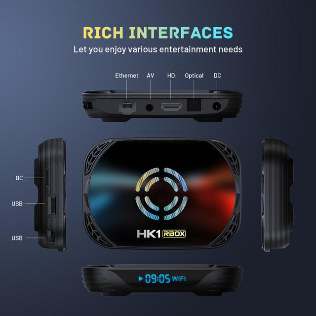 Hk1 X50 Set-Top Box S905X5M Android 14 Network Hd Player Dual-Band Wifi+Bt Set-Top Box detail 5