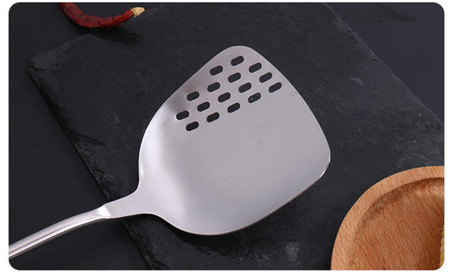 Spatula wholesale household products kitchenware stir-fry shovel stainless steel shovel spoon kitchen utensils home shovel vintage set detail 9