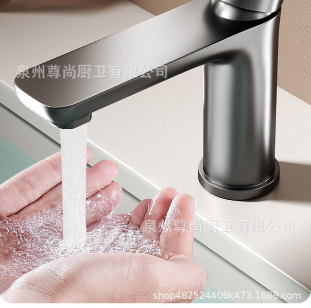 Stainless Steel Faucet Bathroom Faucet Hot and Cold Washbasin Washbasin Bathroom Washbasin Basin Home detail 10