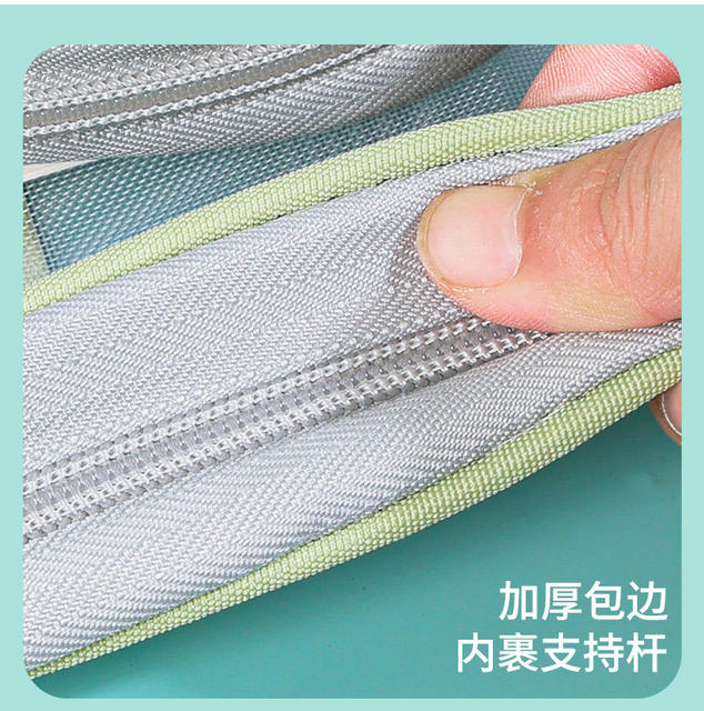 Subject Bag Subject Classification Storage Bag Transparent Document Bag Student Junior High School Student L-Shaped Multi-Layer Test Paper Bag Wholesale detail 10