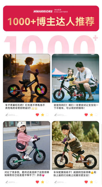 Children's Balance Bike Without Pedals, Sliding Parallel Bike for 2-7 Year Old Kids with Shock Absorption and Lights detail 4