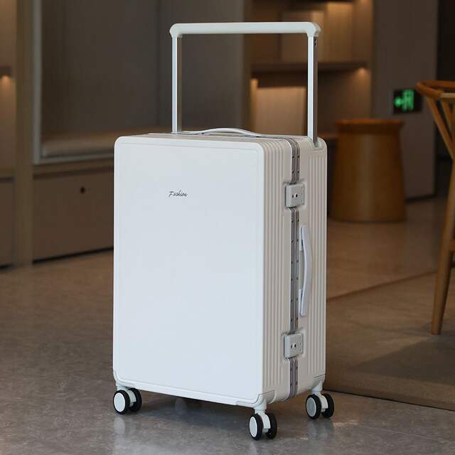 Wide Trolley Suitcase New Aluminum Frame Trolley Case Password Box Large Capacity Silent Multi-Functional Universal Wheel Suitcase detail 1