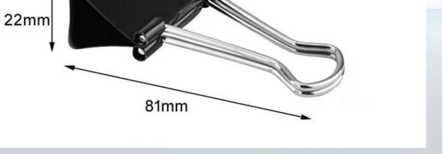 Large 50mm 60mm Long Tail Clip Drawing Board Clip Dovetail Clip Office Supplies Book Clip Ticket Clip Hot Selling Folder detail 6