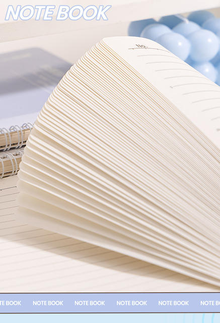 Kaba Bear B5 Spiral Notebook Thickened Notebook for Elementary Students Lined Notepad Cartoon Loose-Leaf Diary Notebook detail 9