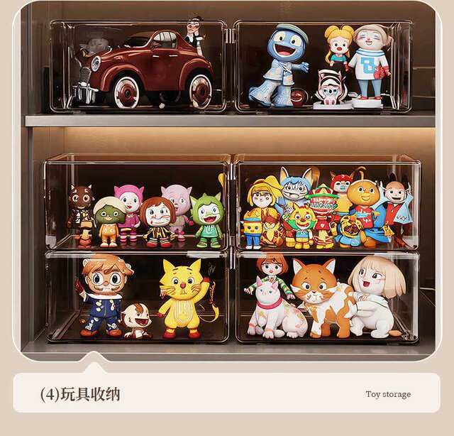 Desktop Storage Box Plastic Storage Box Cosmetics Snack Storage Box Household Acrylic Organizer Box Factory Direct Sale detail 12