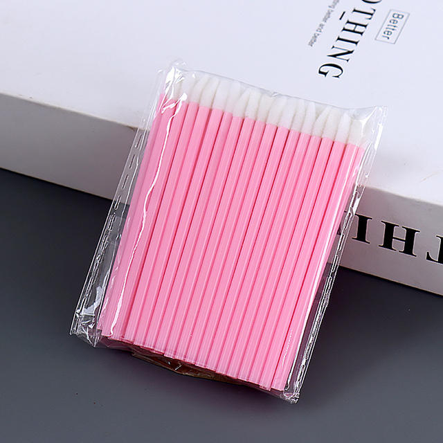 Hollow Rod Lip Brush, Transparent Lipstick Lip Gloss Stick, Makeup Tool, Portable Cleaning Brush, 50 Disposable Lip Brushes detail 8