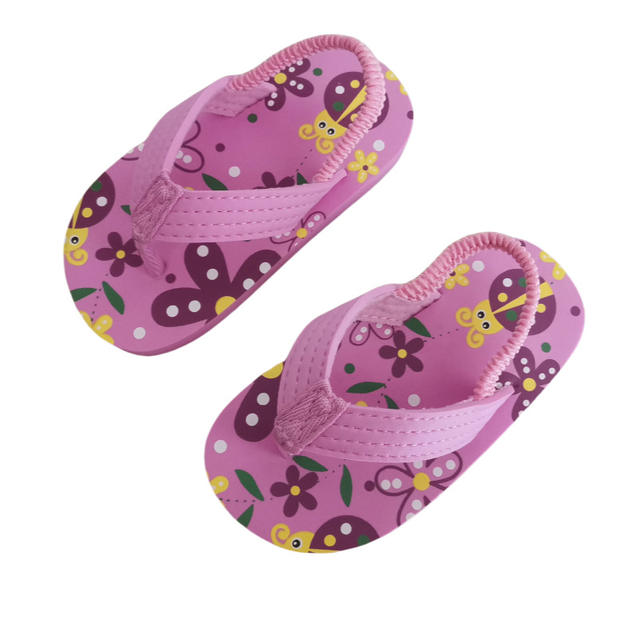 Summer New Children's Slippers Flip Flops Boys Girls Shoes Beach Shoes Baby Shoes Flip Flop Sandals Wholesale
