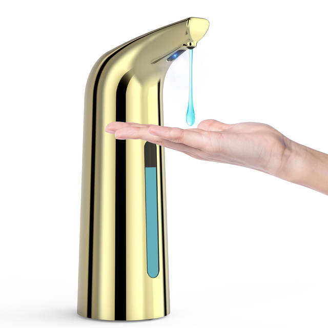 Battery-Powered Countertop Soap Dispenser for Home Bathroom, Automatic Sensor Shower Gel Dispenser, Direct from the Source Factory, in Stock