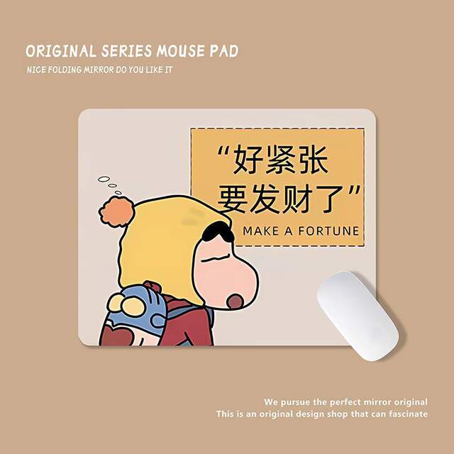 Crayon Small New Cartoon Cute Mouse Pad Girls small size Office Table Pad Computer Keyboard Pad Ins Style Table Pad detail 4