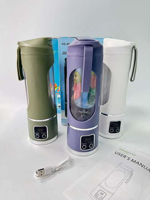 Cross-Border Juicer Cup with 12-Blade Composite, Fully Automatic Household Ice Crusher, Rechargeable Portable Juice Maker, Outdoor Travel Cup detail 3