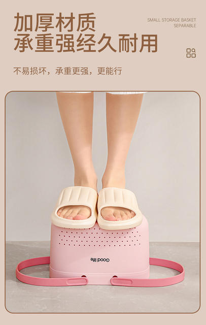 Bath Basket Silicone Portable Washing Basket Bathroom Plastic Washing Storage Basket Drain Bath Basket Bath Basket detail 9