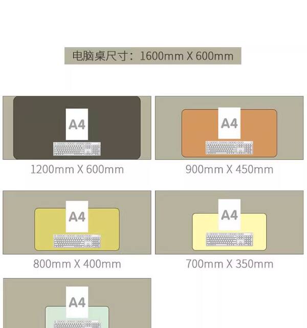 Amazon felt large mouse pad plastic anti-slip computer keyboard game table mat student desk mat table detail 9