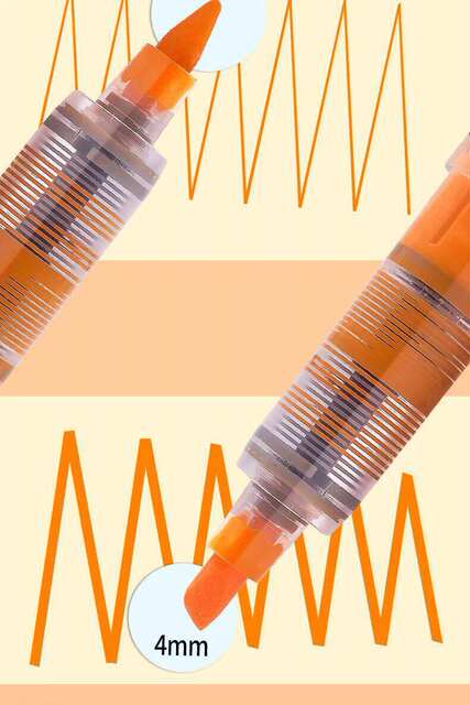 Snow White Direct Liquid Fluorescent Marker Pen 626 Colorful Fluorescent Marker Pen for Students, Candy-Colored, Odorless, for Highlighting Key Points detail 6