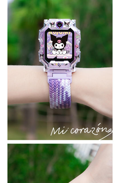 Suitable for Little Genius Phone Watch Z11 Strap Z10Z9Z8A Woven Magnetic N5Q3D2D5 Cartoon Wristband Z7S detail 5