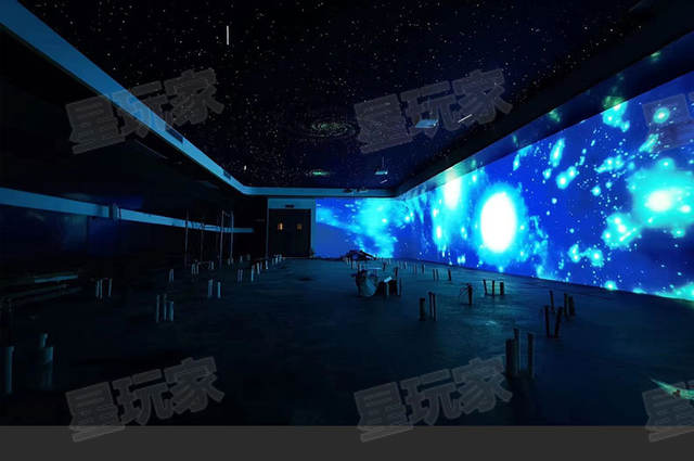 Wave Theme Holographic Ground Interactive Projection Wall Indoor Outdoor Commercial Street Night Scene Drainage Projector Equipment detail 6