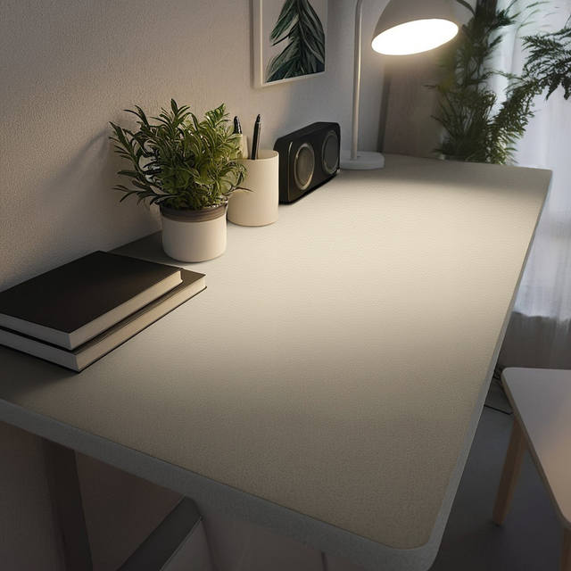 Black Desk Mat, Computer Mat, E-Sports Tablecloth, Mouse Pad, Extra Large Solid Color Gaming Workstation, Leather Desktop Protection Mat
