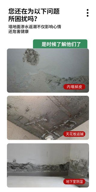 Waterproofing Materials for Walls, Anti-Penetration Coatings, Moisture-Proof Coatings, Cement-Based Penetrating Crystallization detail 4