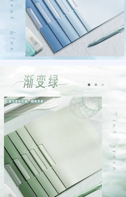 folder rotating side open button type rod holder a4 rod holder large capacity folder examination paper holder storage folder detail 4