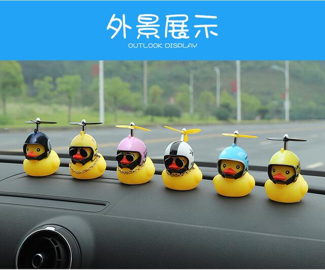 Bicycle Electric Scooter Wind-Breaking Duck Car-Mounted Little Yellow Duck Social Media Duck Ornament Tiktok Same Style Turbo Duck Wholesale detail 12