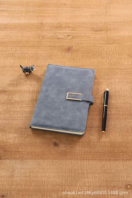 A5 Work Notebook, Cultural Creative Business Office Simple Ultra-Thick Notepad detail 6