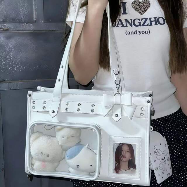 K-Pop Fan Hidden Compartment Bag for Concert, Small Snack Bag, Korean Style Single Shoulder Crossbody Backpack, New Model for Female Students detail 9