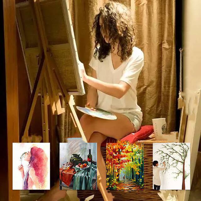 Children's 12 Color Waterproof Acrylic Pigment DIY Painting Graffiti Plaster Painting Disposable 6 Siamesed Pigment Strip Small Boxed detail 8