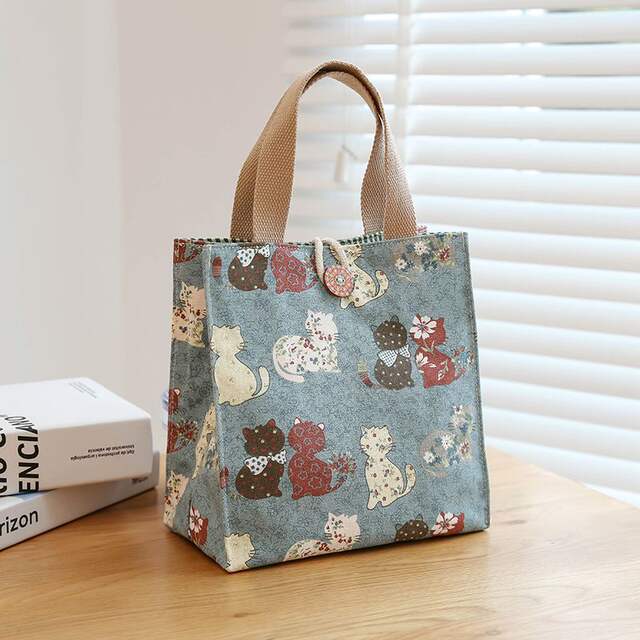 Ins-Style Canvas Tote Bag, Fashionable Crossbody Bag, Trendy for Going Out, Japanese Style, Office Worker, Lunch Bag, Mom's Handbag detail 7