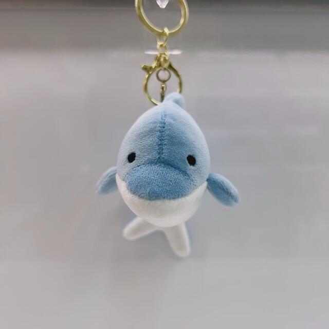 Ocean Animal Squeaky Plush Toy with Sound When Pressed, Clownfish, Dolphin, Penguin, Bag Charm detail 6