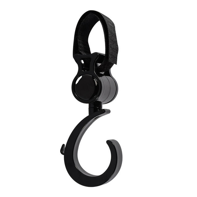 Baby Stroller hook 360 degrees rotatable stroller hook hanging bag children's car electric car hook accessories