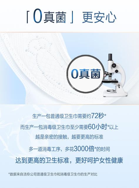 Amoy oxygen cotton Tianshan white sanitary napkin day and night combination cotton breathable aunt towel an pajamas pad whole box wholesale detail 9