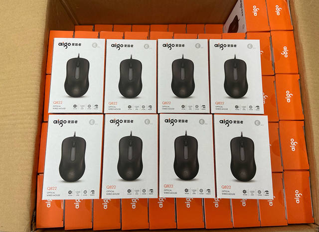 Patriot Q822 Wired Home Business Office Laptop Desktop Computer USB Interface Optical Universal Mouse detail 6