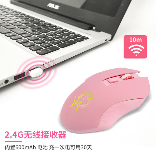 Immersive Experience Rgb Light-Up Mouse Wireless Sailor Moon Mouse Pc Computer Mouse Gaming Mouse detail 7
