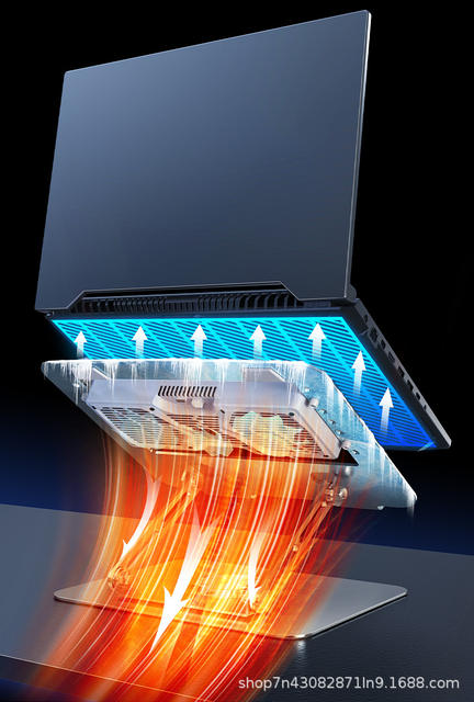 Tablet Notebook Universal Rotating Radiator Semiconductor Refrigeration Computer Bracket Game Ben Ice Porcelain Cooling detail 12