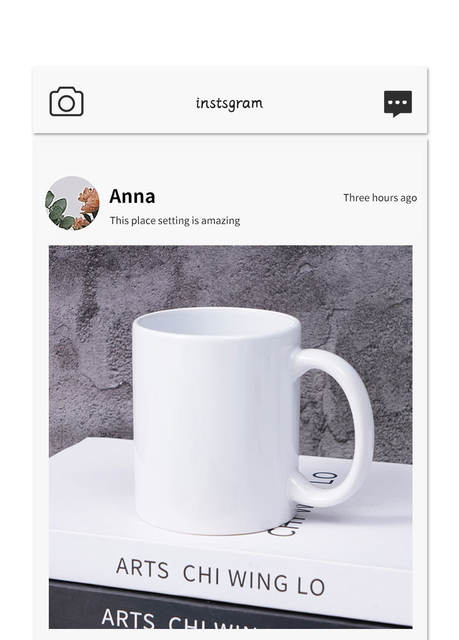 White Simple Ceramic Mug Large Capacity Drinking Cup Tea Cup Office Home Couple Cup detail 3