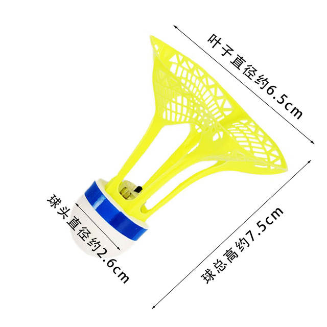 Leke Luminous Badminton Windproof Wind-resistant Badminton Nylon Ball Plastic LED Night Luminous Ball detail 3