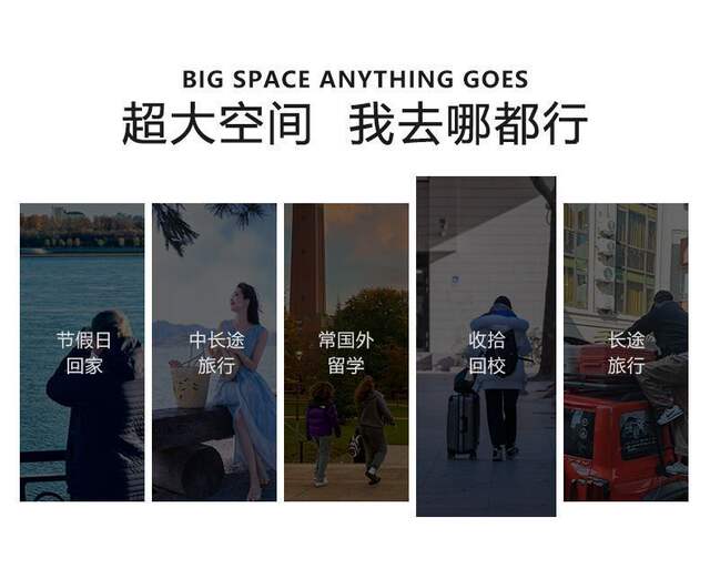 Luggage Wide Trolley 2025 New Explosion-Proof Zipper Boarding Case Trolley Case Large Capacity Suitcase Password Box detail 2