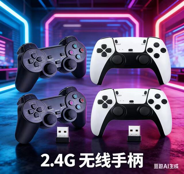 Steam Dual-Player Wireless Game Controller for Tv, 2.4g Wireless Connection, One-To-Two Ps5 Controller M815 detail 12