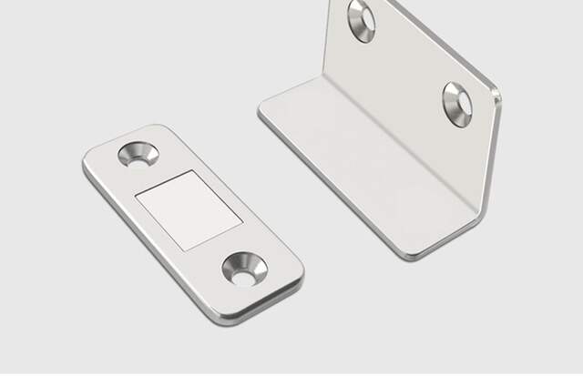 No-Drill Magnetic Adhesive Sliding Door and Drawer Wardrobe Door Closer Strong Magnet Door Stopper detail 6