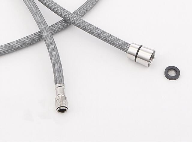 Manufacturer Supplies Stainless Steel Shower Hose, Nylon Wire Pull-Out Hose for Hair Salons, Faucet Extension Hose for Washbasins detail 9