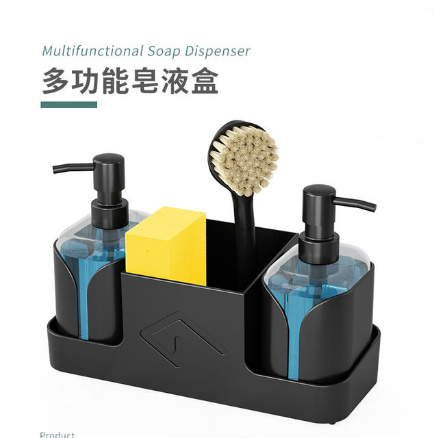 Sponge Soap Dispenser, Soap Dispenser for Kitchen and Bathroom, Soap Bottle Dispenser, Liquid Soap Dispenser detail 1