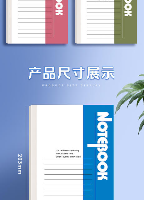 [Free Shipping] A5 Notebook Soft Cover Business Office Notebook Wholesale College Student Postgraduate Entrance Examination Notepad Glue Bound Notebook detail 7