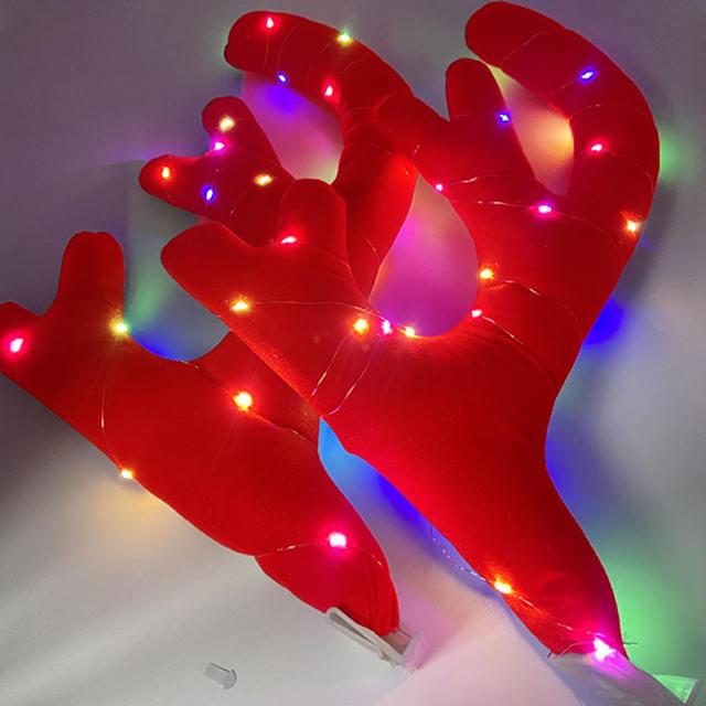 Christmas Car Roof Decoration Antlers Christmas Decorations Personalized Car Ornaments Car Show Event detail 10
