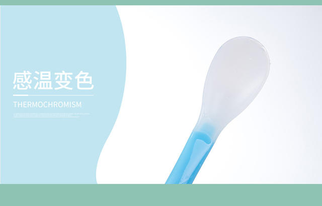 Doraemon cloth special offer soft head soup spoon baby temperature sensitive spoon Fork single pack feeding supplies 6016 detail 9