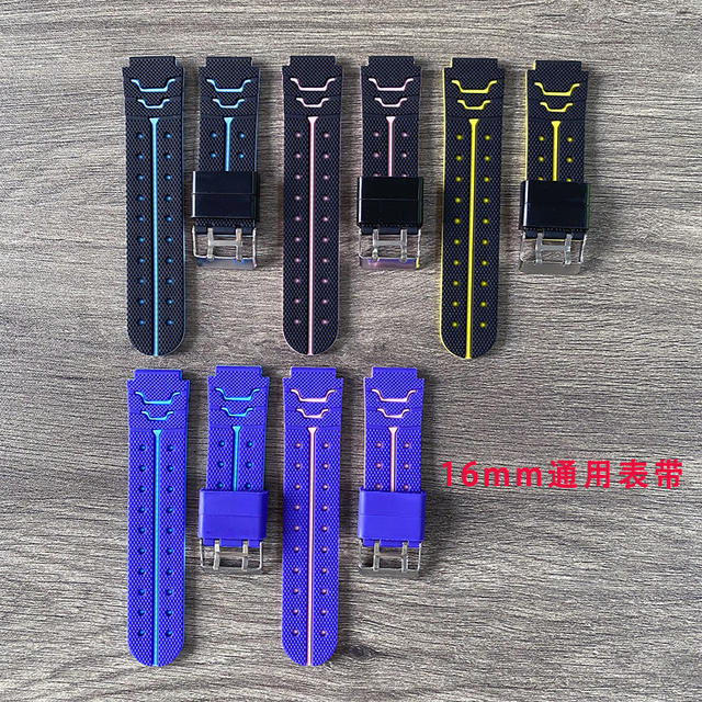 Universal Children's Phone Watch Strap Smartphone Watch Silicone Two-Tone Strap Standard Ears detail 2