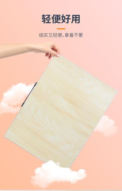 2K basswood drawing board full-open drawing board for art students 8K sketch drawing board 4k portable wooden drawing board detail 10