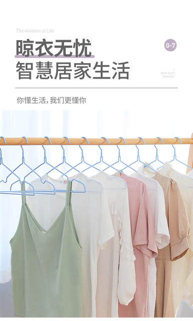 Clothes Hanger Adult Bold Non-slip Clothes Hook Student Dormitory Storage Seamless Children's Household Clothes Rack detail 10
