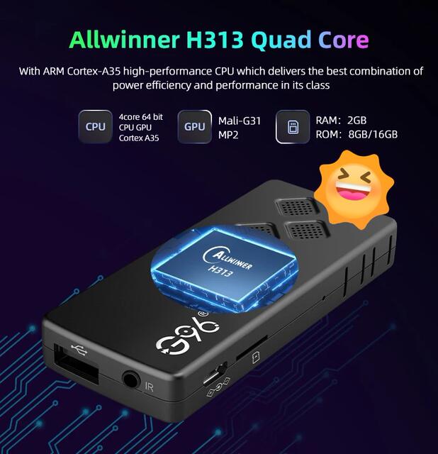G96-Q2 Foreign Trade Box Smart 4K High-Definition Network Set-Top Box Network Player Allwinner Android 15 Tv Box detail 7